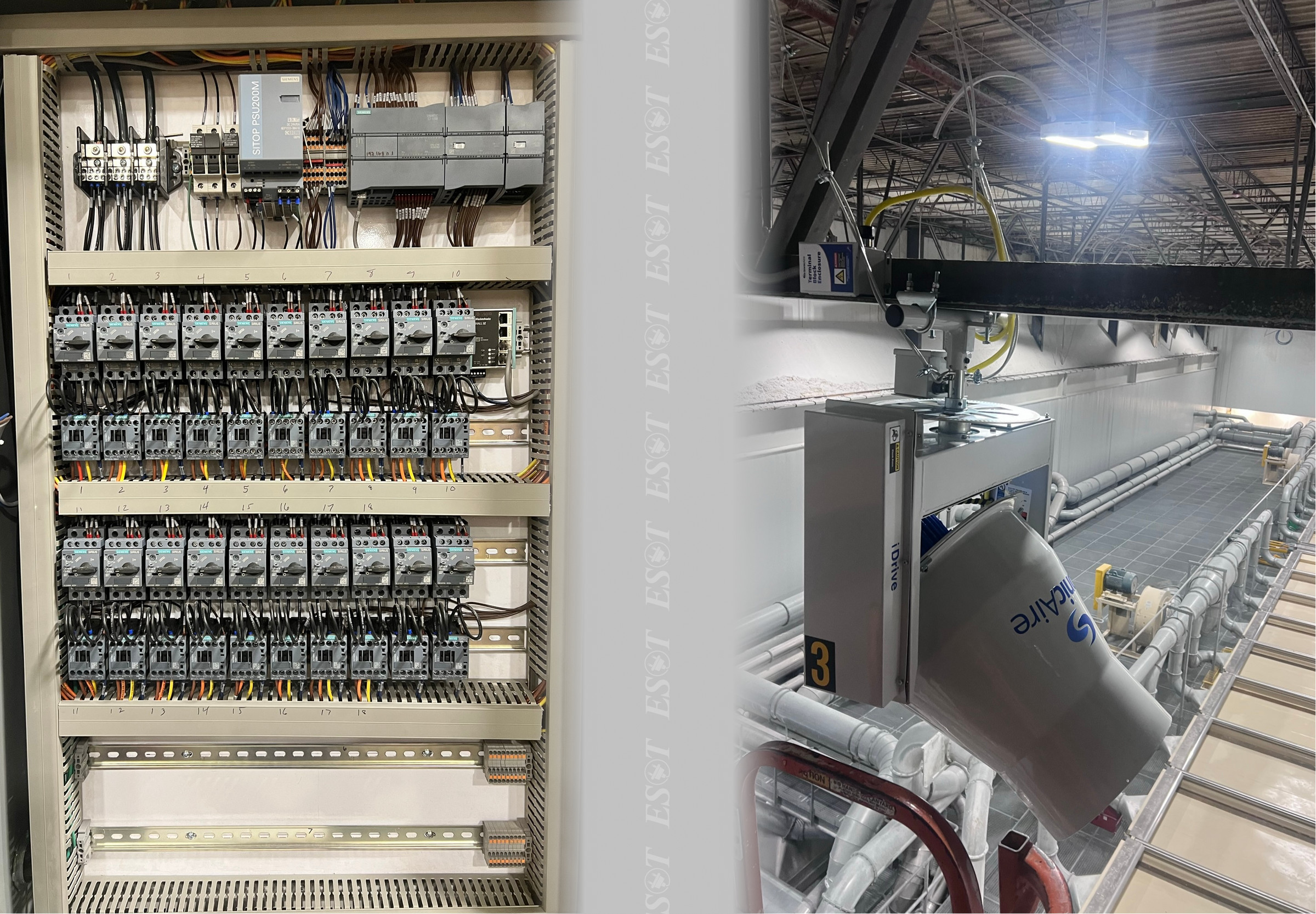 A close-up photo of a modern electrical panel with clear labeling and easy-to-access circuit breakers.