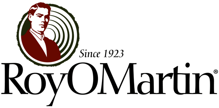 RoyOMartin logo Since 1923 with man sillouette